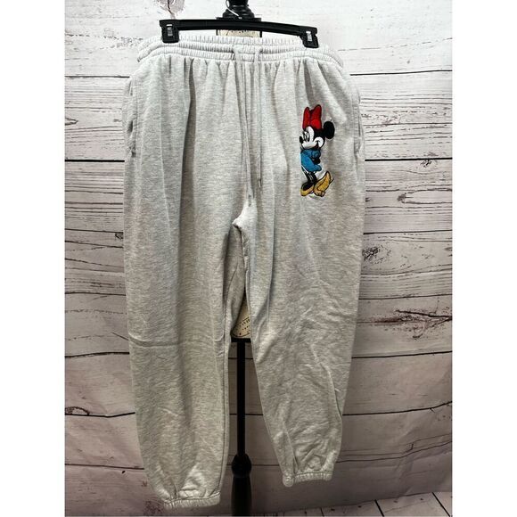 Disney Minnie Mouse XL gray‎ sweatpants - still super soft inside - 2792 - Picture 1 of 5